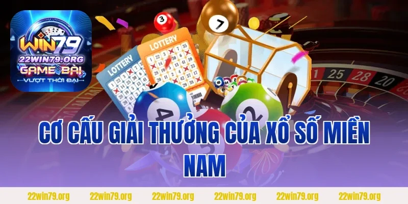Cơ cấu giải thưởng của xổ số miền Nam